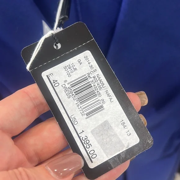 Giorgio armani purple dress new with tags size 40